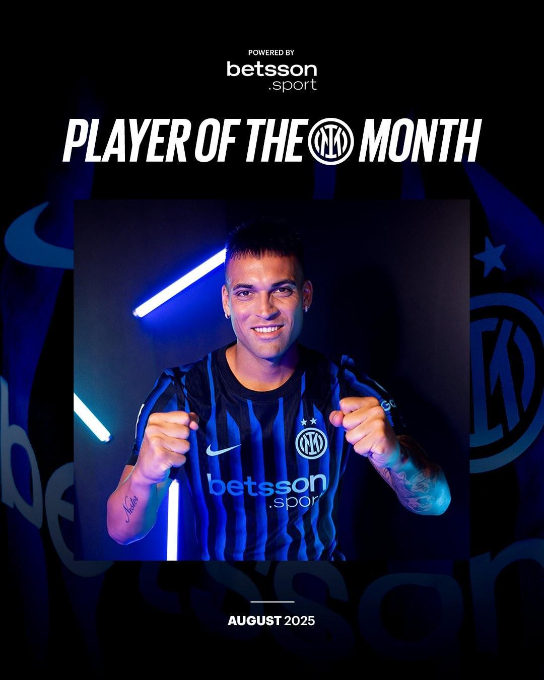 星空娱乐官方网页-意甲前两轮贡献一传一射，劳塔罗当选国米8月队内最佳球员